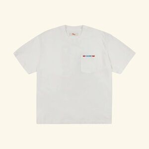 Cherry LA White Pocket Tee